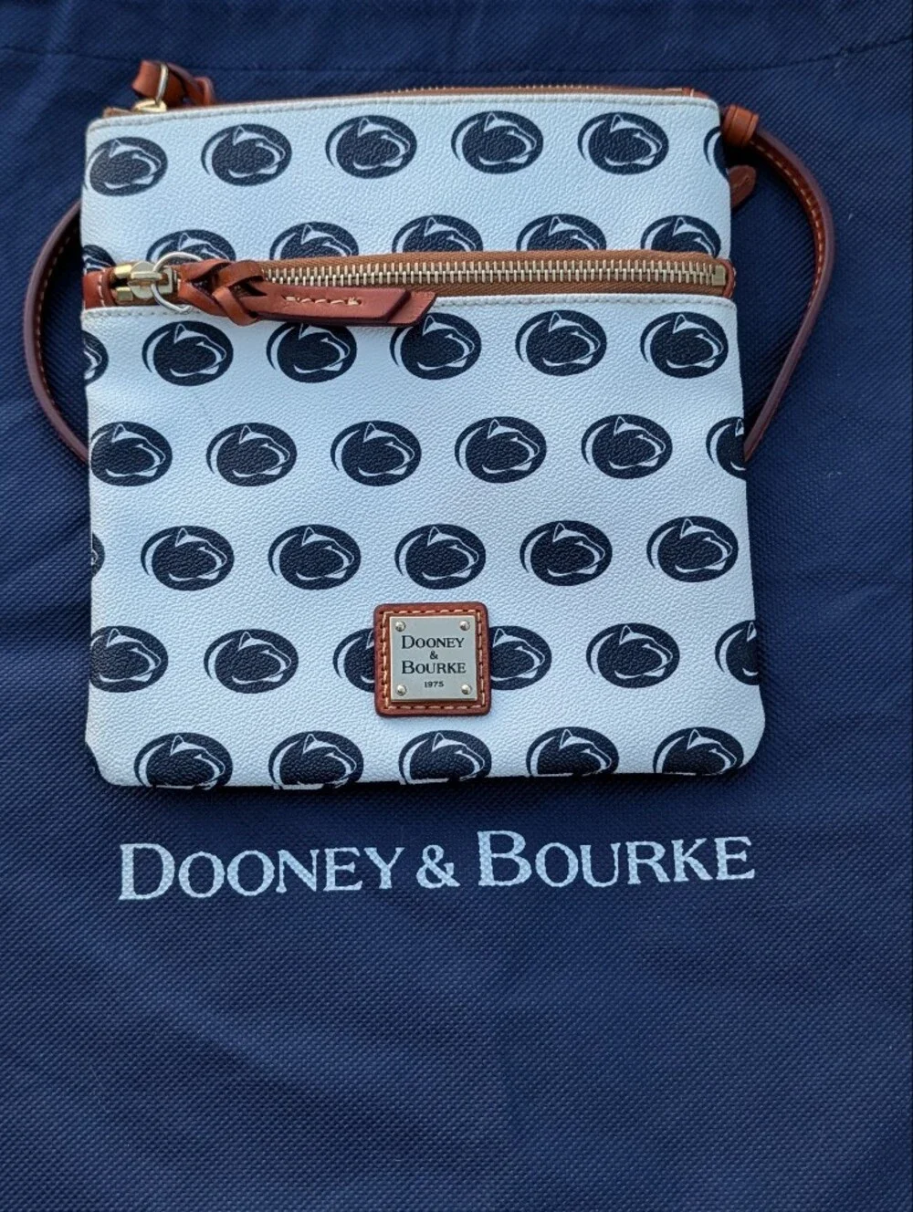 Dooney & Bourke Penn State Crossbody Bag In Pebbled Leather